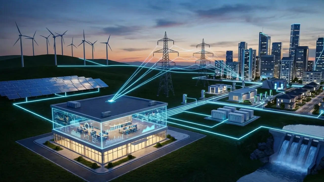 intelligent power system for island grids