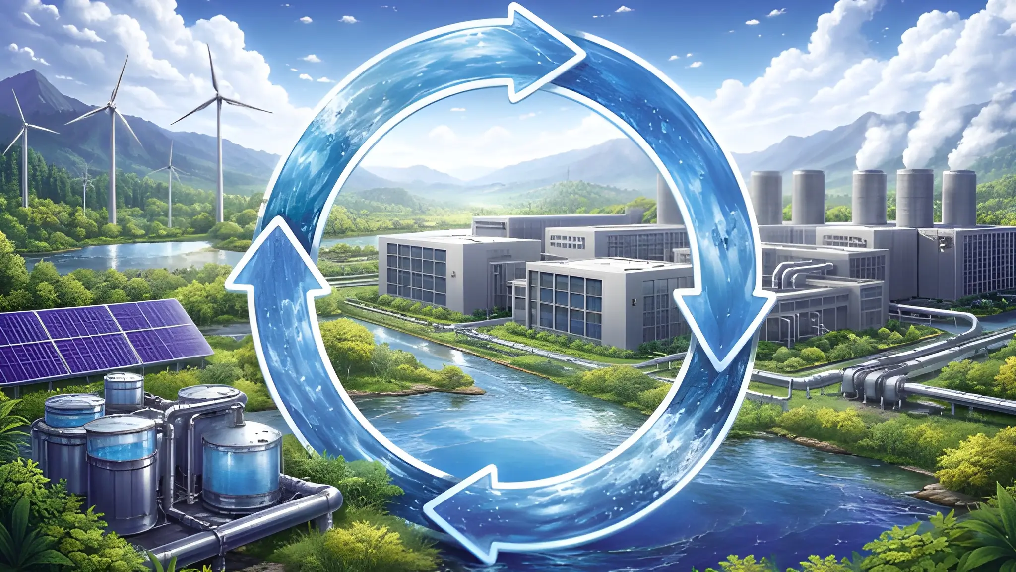Closed-loop water