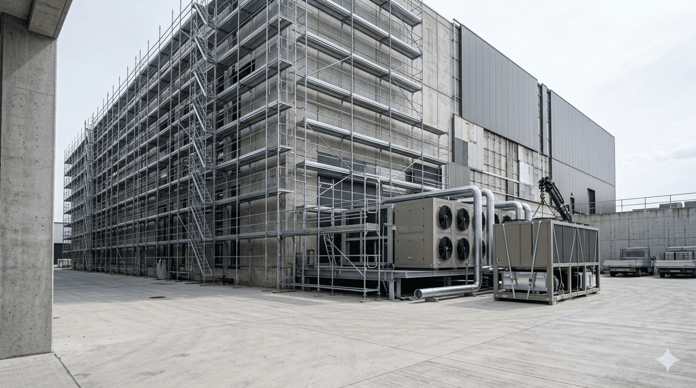 Brownfield data center retrofit AI infrastructure existing facilities 2026