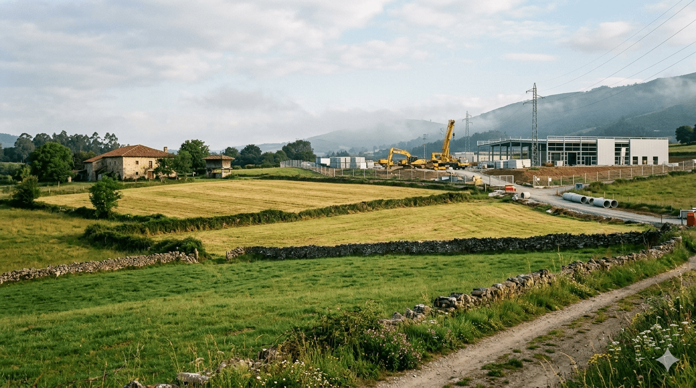 Spain AI data center AWS Microsoft land acquisition Aragón €90 billion buildout 2026