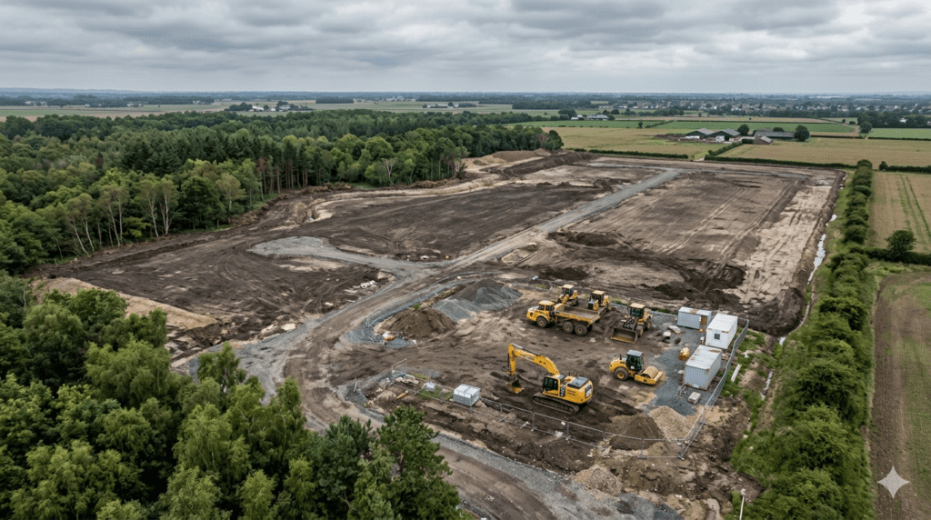 50 GW pipeline gap AI data center announced versus built capacity stalled construction 2026