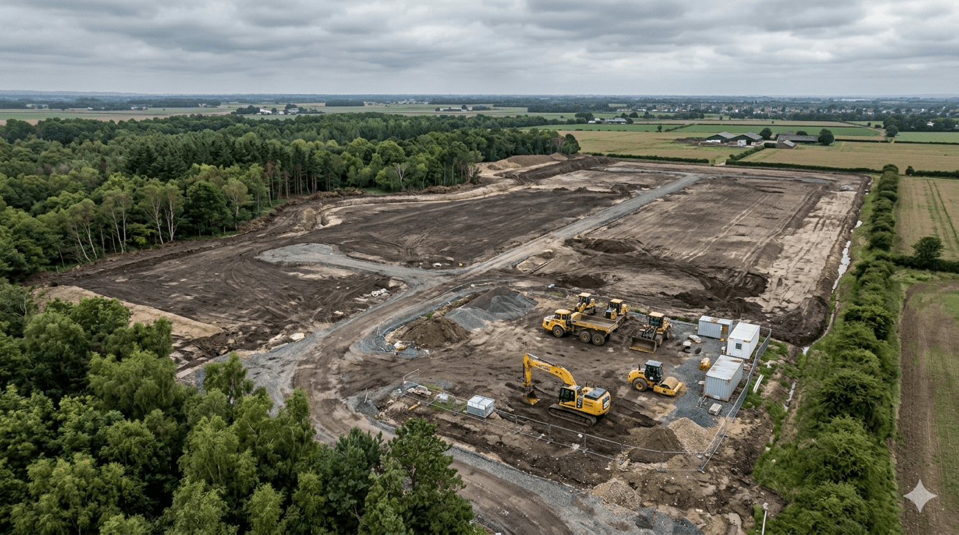 50 GW pipeline gap AI data center announced versus built capacity stalled construction 2026