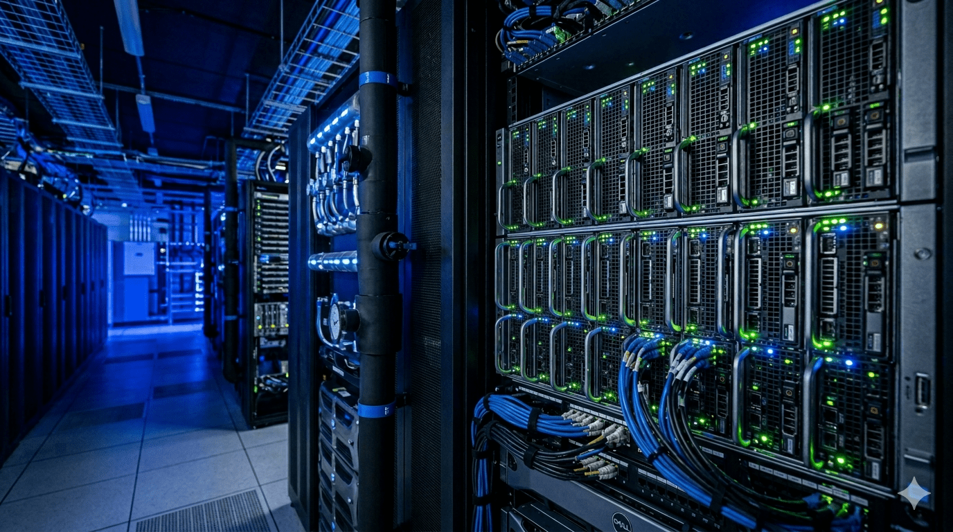 600kW rack power density AI data center infrastructure