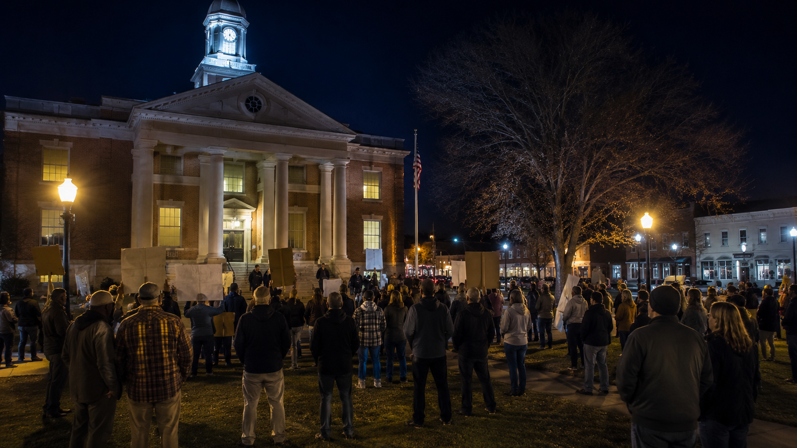 data center public consent battle community opposition Virginia Maine Utah ballot initiative protest