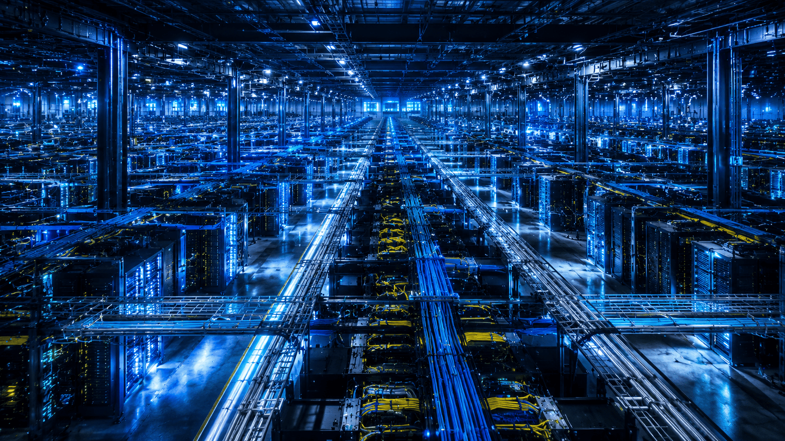 Google Virgo AI data center network design shift two-layer fabric 134000 TPU bandwidth latency