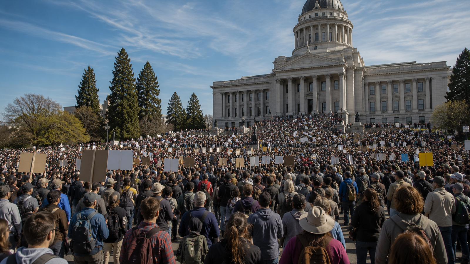 Kevin O'Leary Utah data center protest Stratos Project State Capitol Box Elder County Great Salt Lake water 2026
