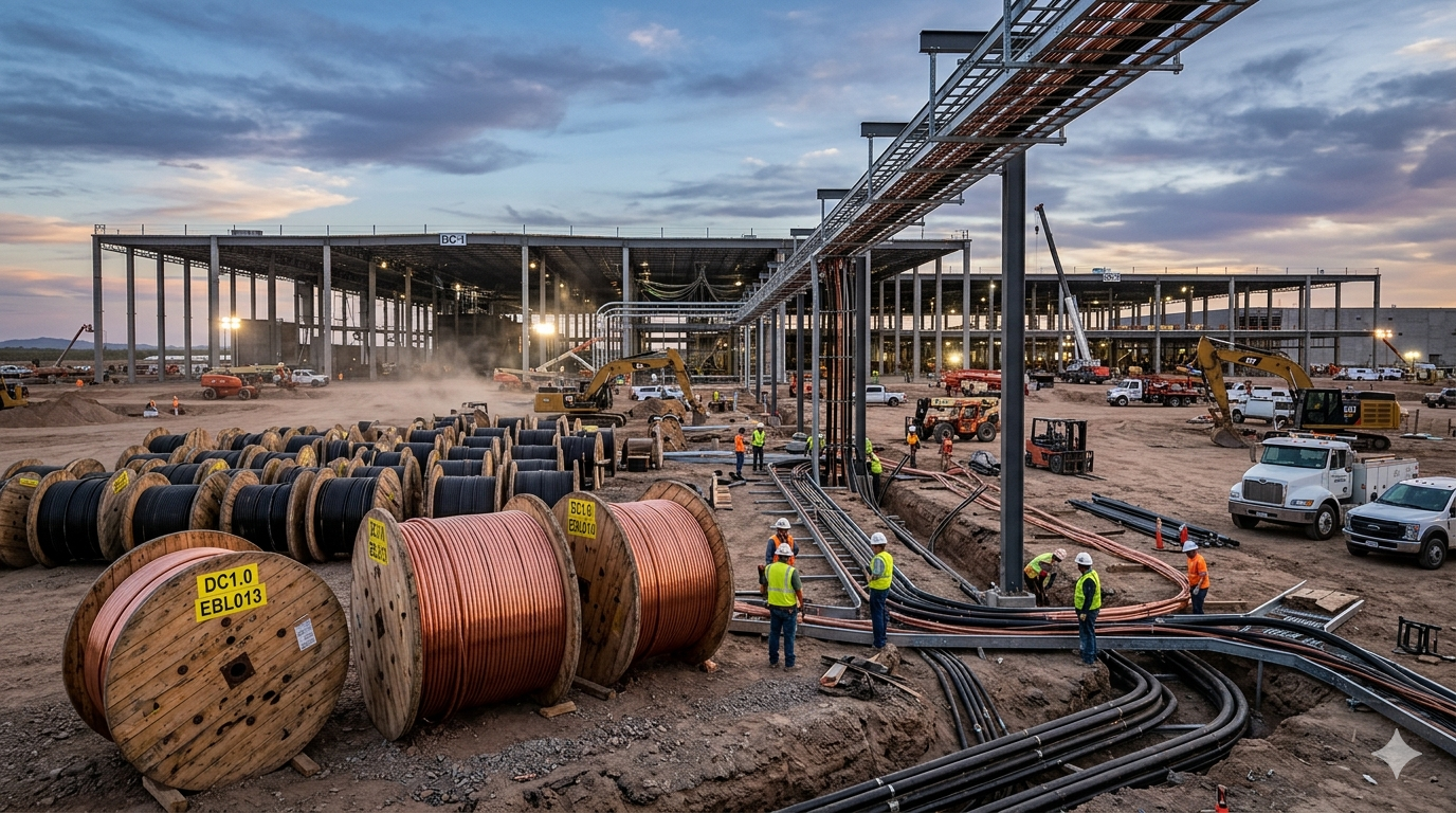 AI data center copper shortage supply chain mining gap infrastructure hyperscale demand
