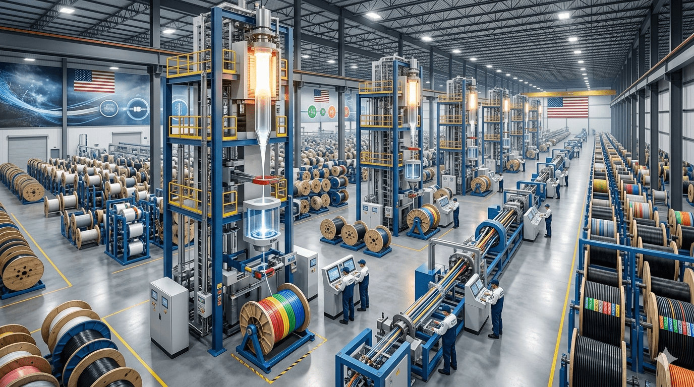 Nvidia Corning optical connectivity AI infrastructure US manufacturing partnership 2026 fiber data center