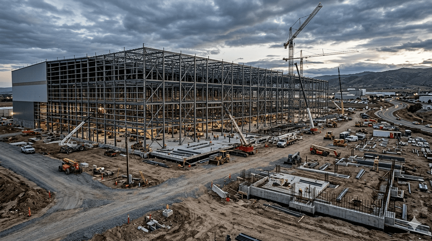 data center embodied carbon sustainability blind spot AI infrastructure construction manufacturing emissions