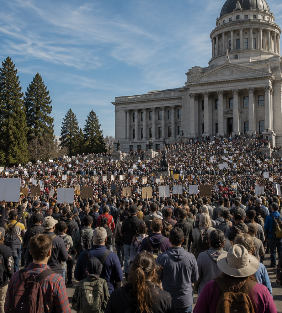Kevin O'Leary Utah data center protest Stratos Project State Capitol Box Elder County Great Salt Lake water 2026